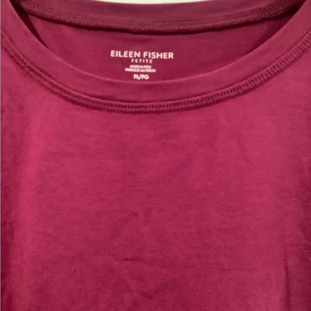 Eileen Fisher Magenta Midi Dress - Picture 4 of 5